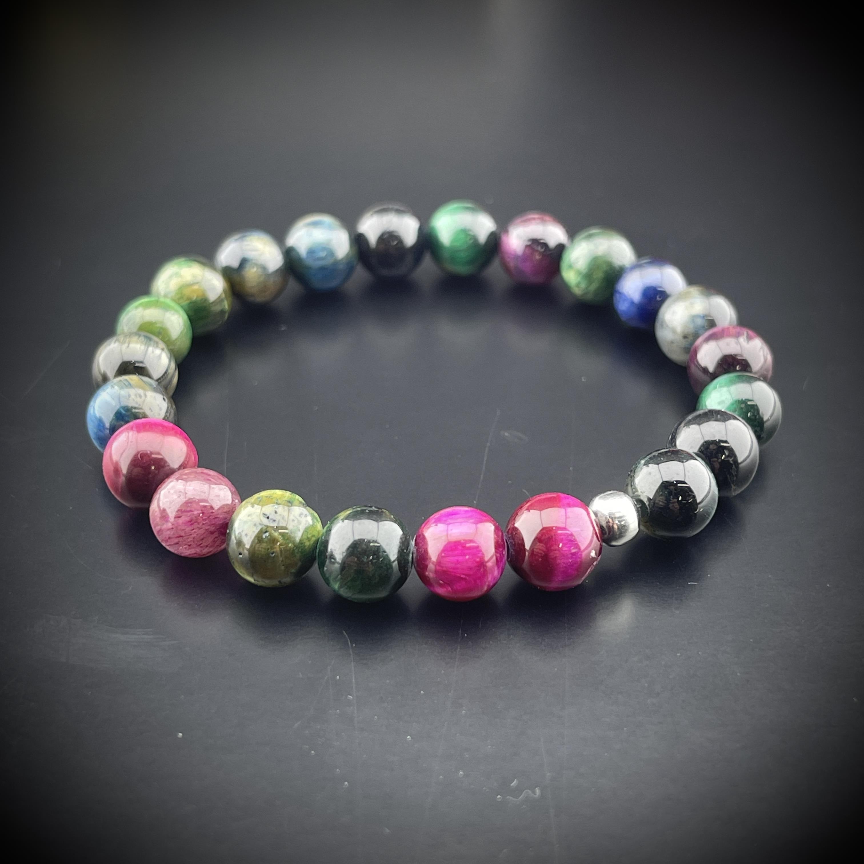 Renkli Kaplangözü Bileklik