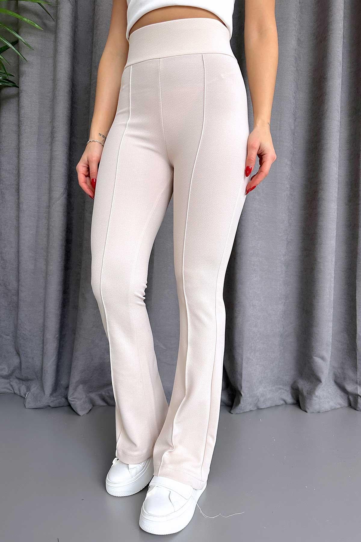İspanyol Model Kadın Pantolon - Bej