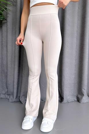 İspanyol Model Kadın Pantolon - Bej
