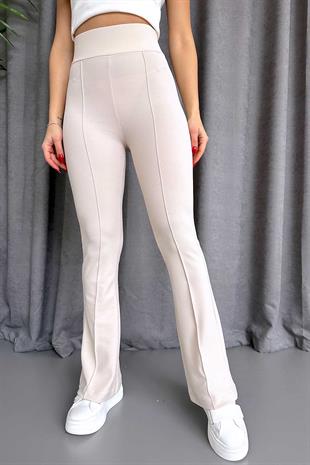 İspanyol Model Kadın Pantolon - Bej