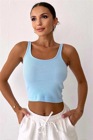 Kaşkorse Basic Atlet - Mavi