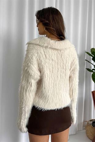 Mini Kadın Etek - Kahverengi