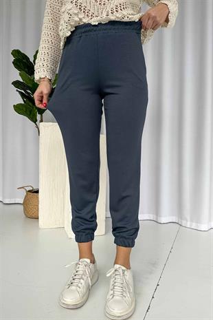 Paçası Lastikli Cepli Jogger Eşofman Altı - Antrasit