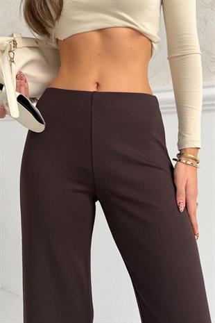 Palazzo Paça Çelik Pantolon - Kahverengi