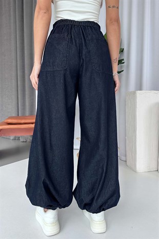 Şalvar Model Denim Kadın Pantolon