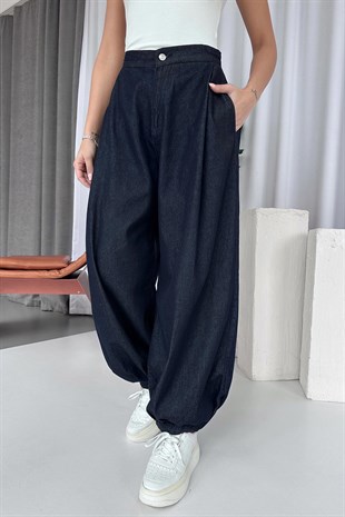 Şalvar Model Denim Kadın Pantolon