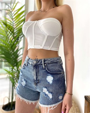 Straplez Crop