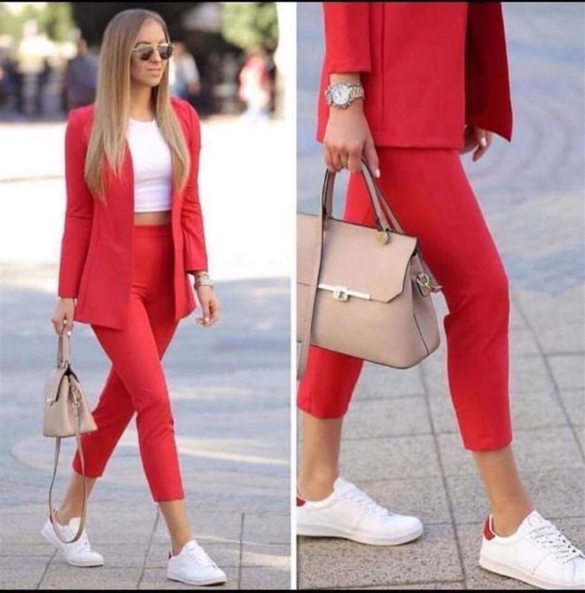 Ceket Pantolon Takım - Kırmızı | Trend&Şık Tasarımlar | minetanbutik.com.tr