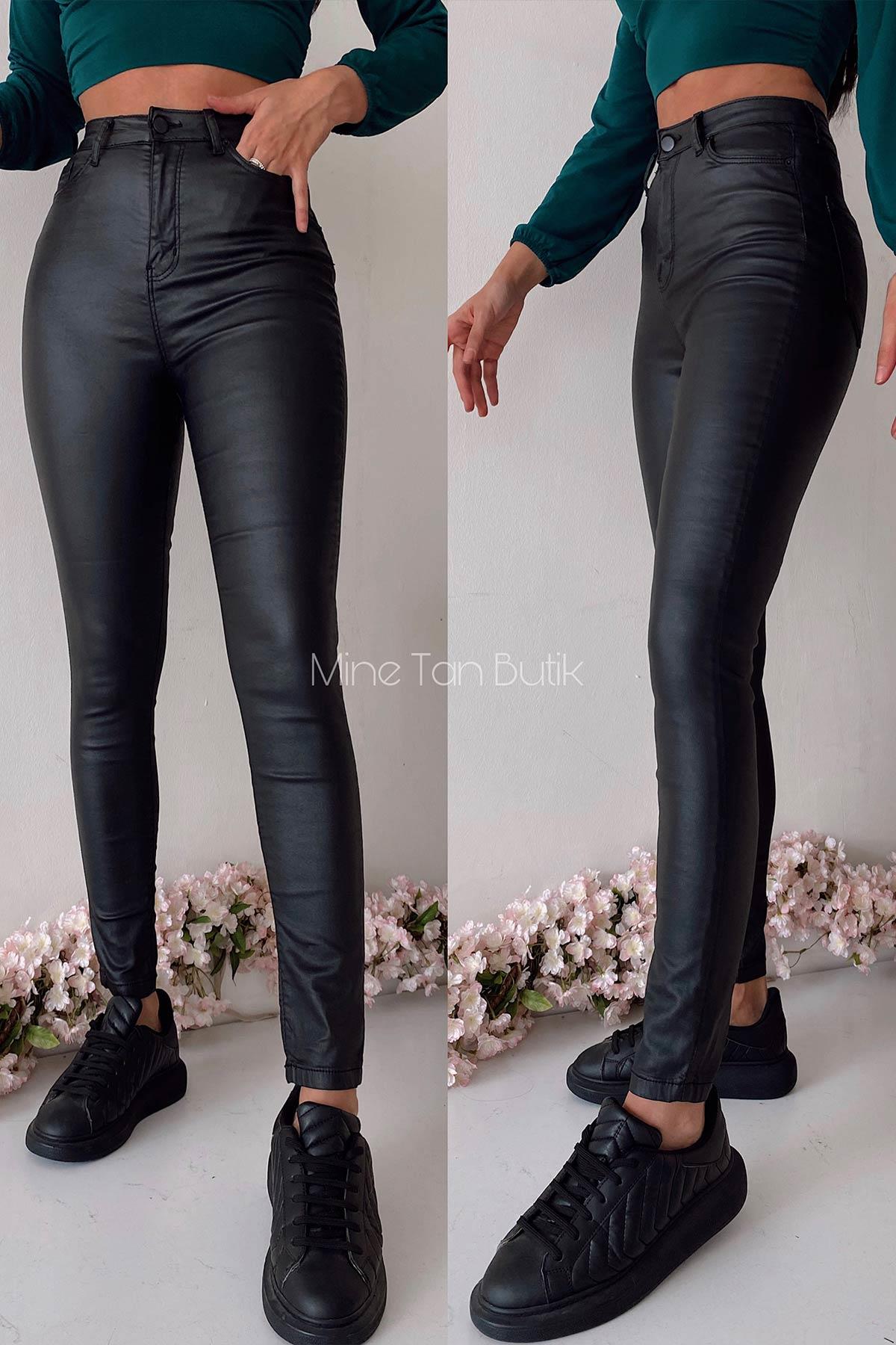 Yüksek Bel Mumlu Kadın Pantolon | Trend&Şık Tasarımlar | minetanbutik.com.tr
