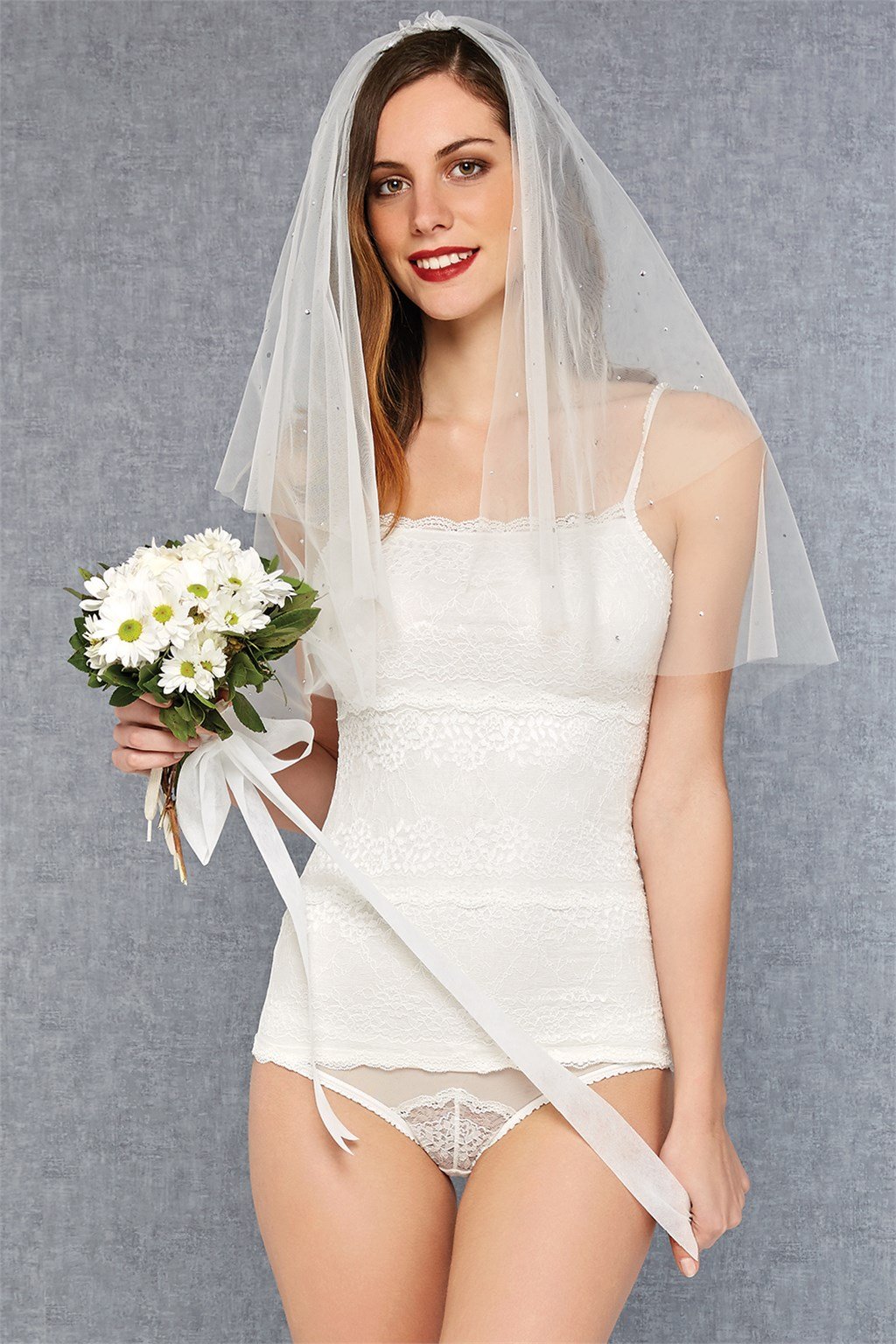 Doreanse Kadın Micro Modal Dantelli Transparan Slip Atlet Takımı 9420