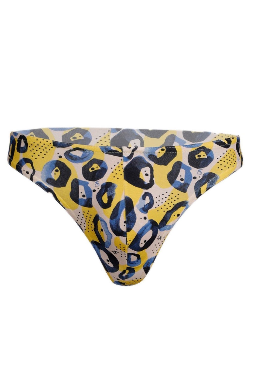 DOREANSE Erkek Mavi Leopar desenli String 1404