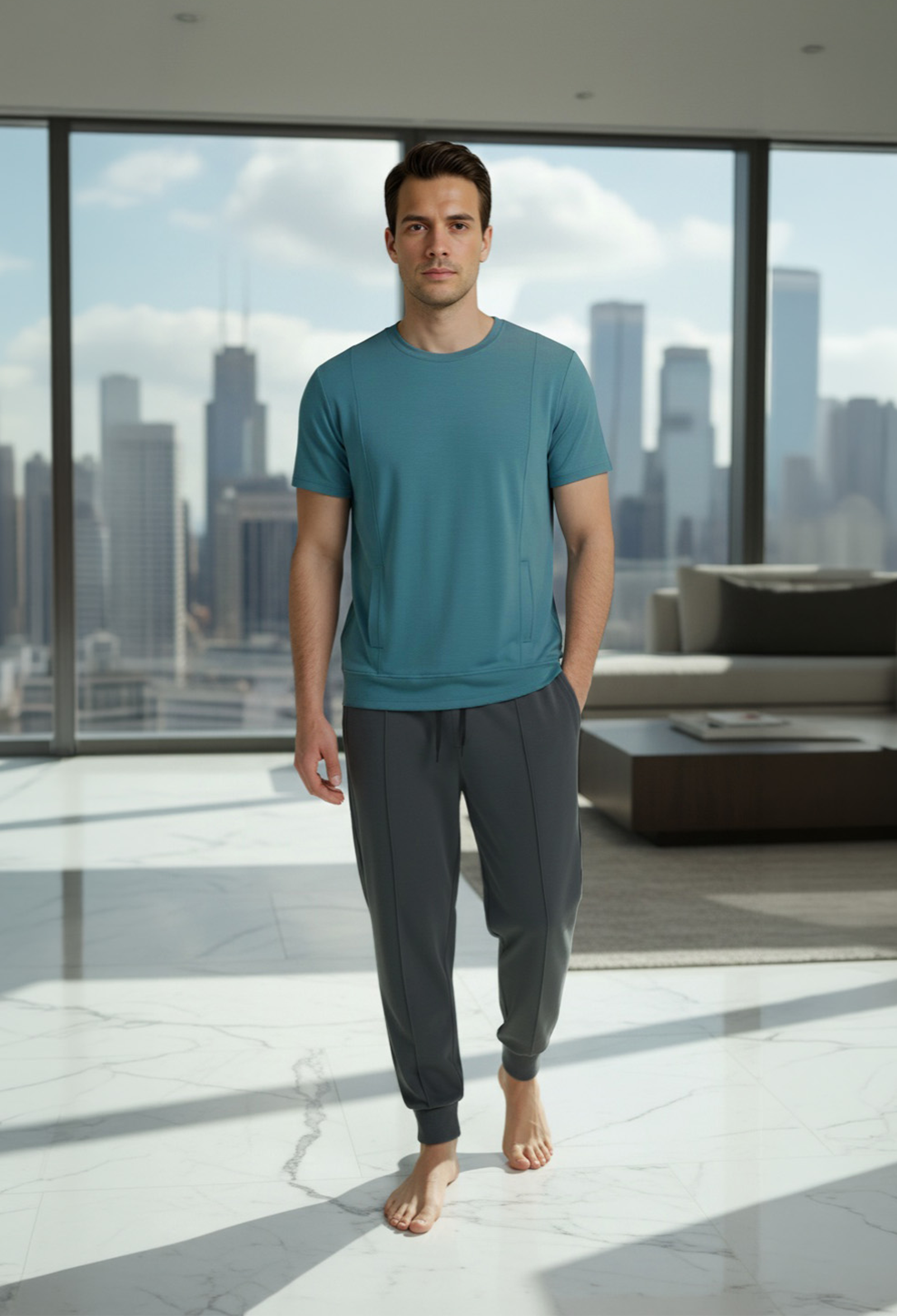 DOREANSE Erkek T-Shirt Pantolon Takım 4607