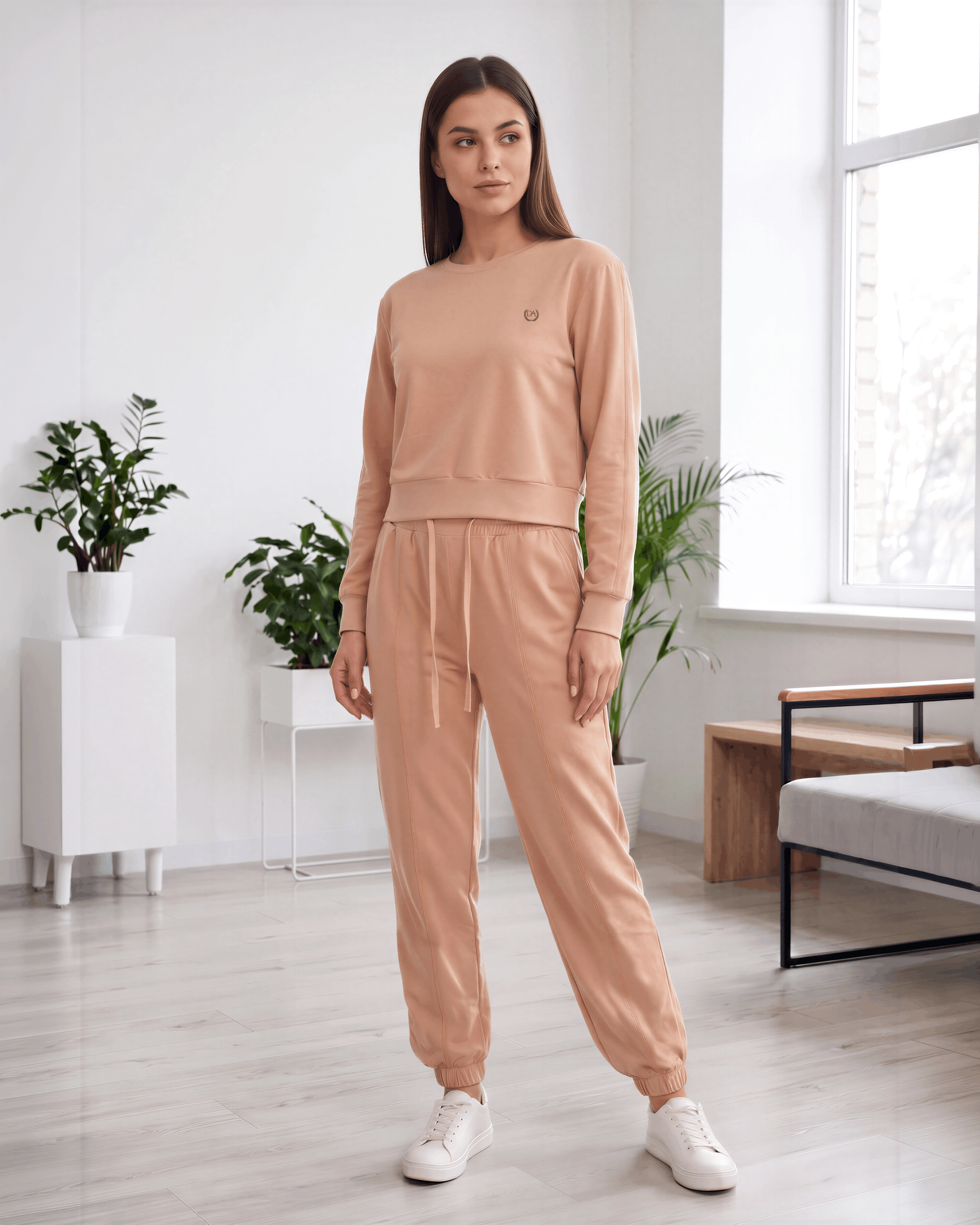 DOREANSE Kadın T-Shirt Pantolon Takımı   4491