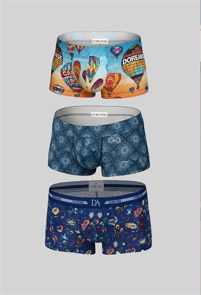DOREANSE Erkek 3 lü Boxer 1747