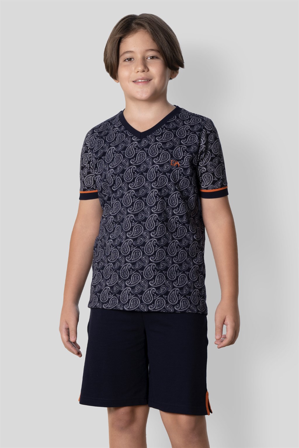 DOREANSE Erkek Çocuk T-Shirt Pijama Takımı 4602