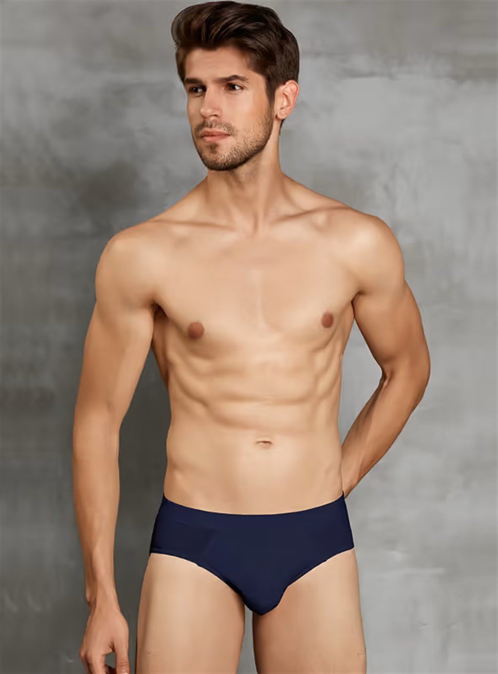 Doreanse Erkek Çok İnce ve Zarif Pamuk Kumaştan Slip Külot 1013