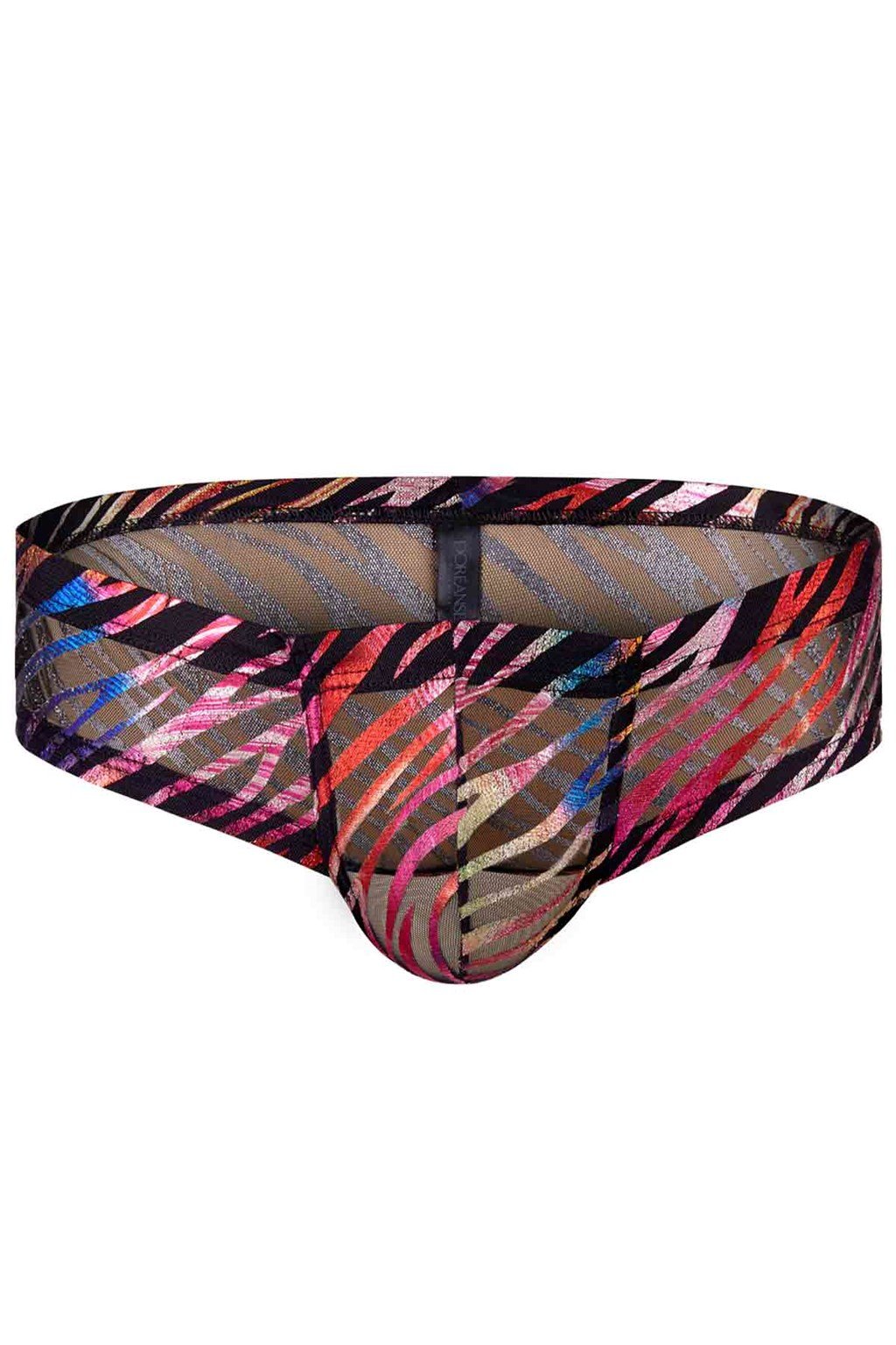 Doreanse Erkek Gökkuşağı Renkler Transparan Mini Paça Boxer 1587