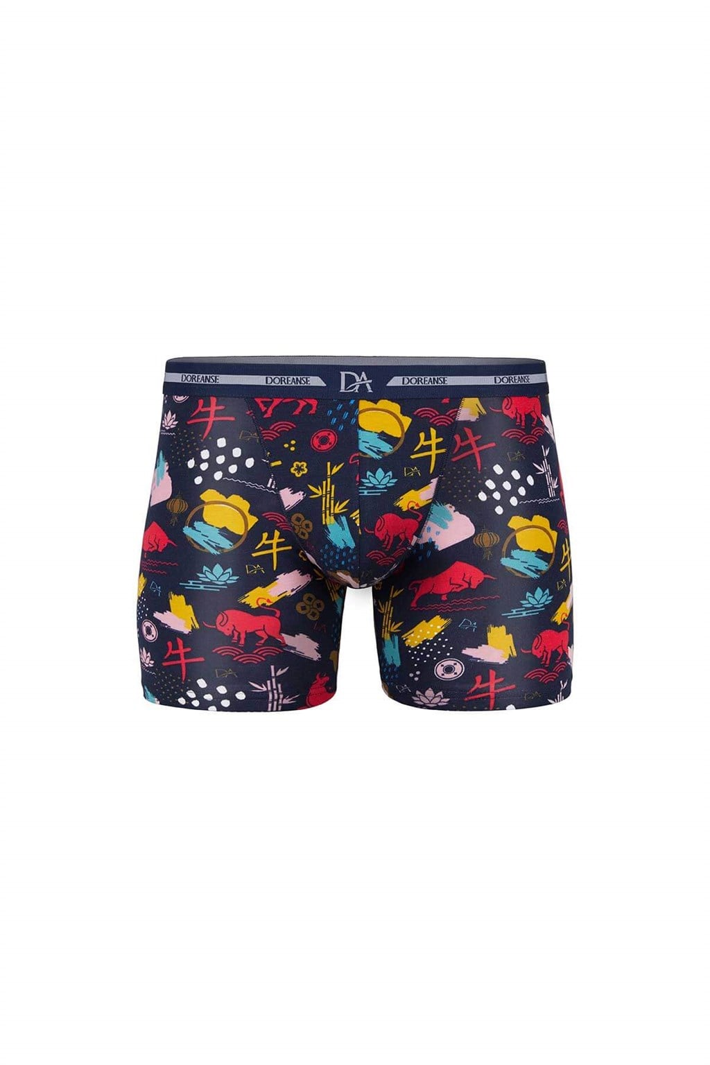 Doreanse Erkek Memox Baskılı Modal Normal Paça Renkli Boxer 1849