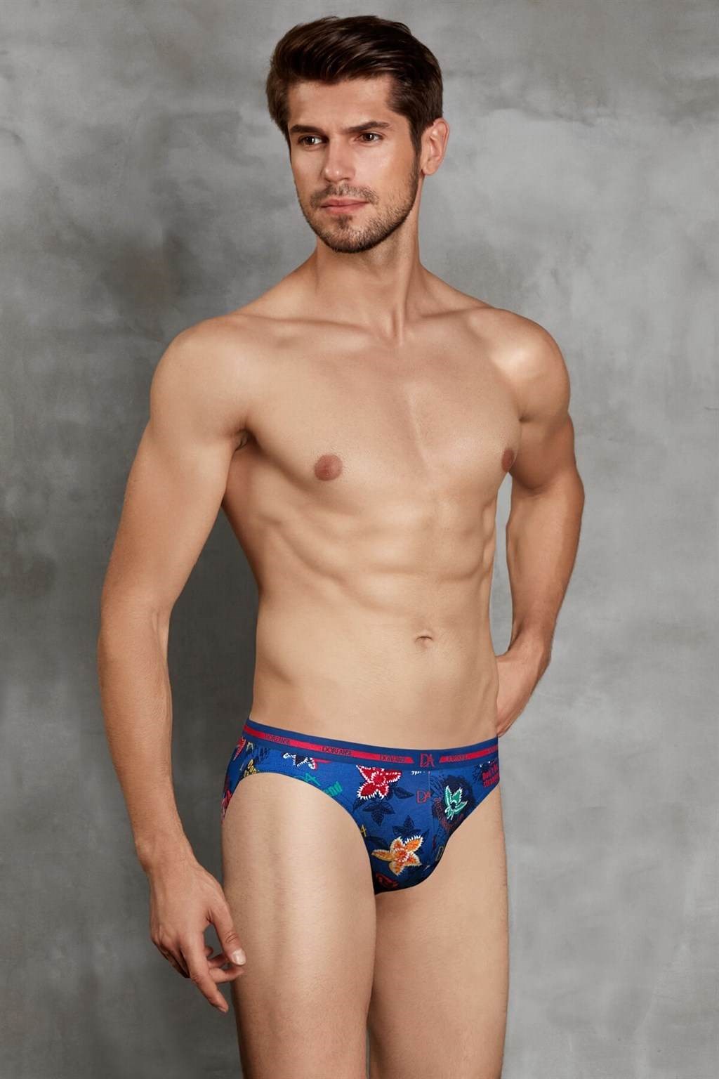 Doreanse Erkek Modal Çok Renkli Baskılı Külot Slip 1381