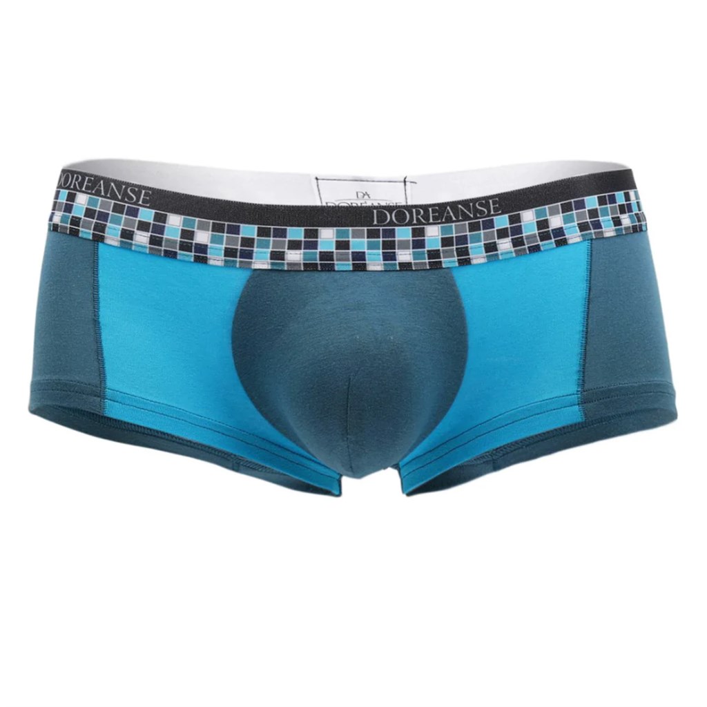 Doreanse Erkek Modal Zümrüt Torbalı  Mini Paça Boxer 1715