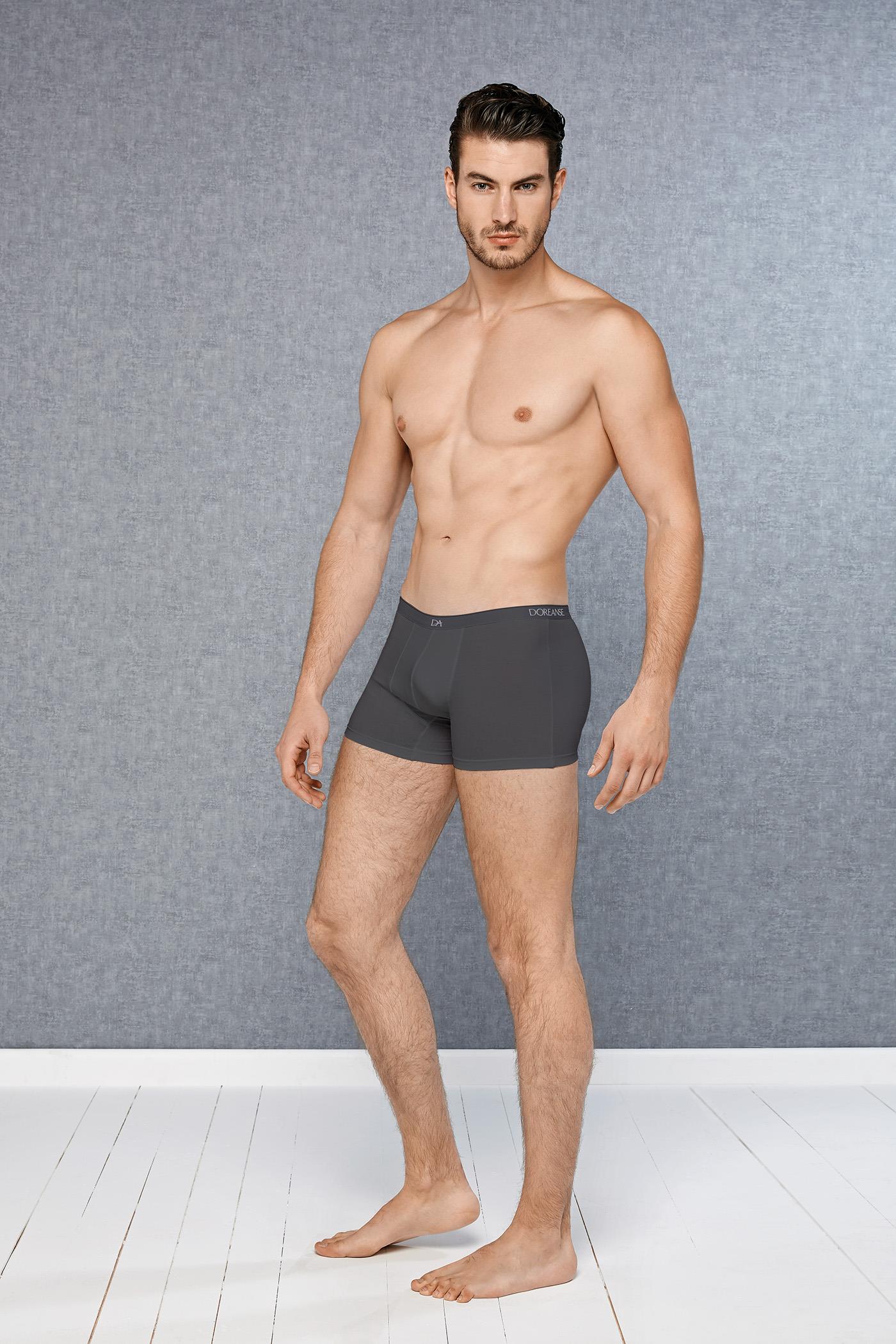 Doreanse Erkek Pamuk İnce Kumaş Torbalı  Normal Paça Boxer 1717
