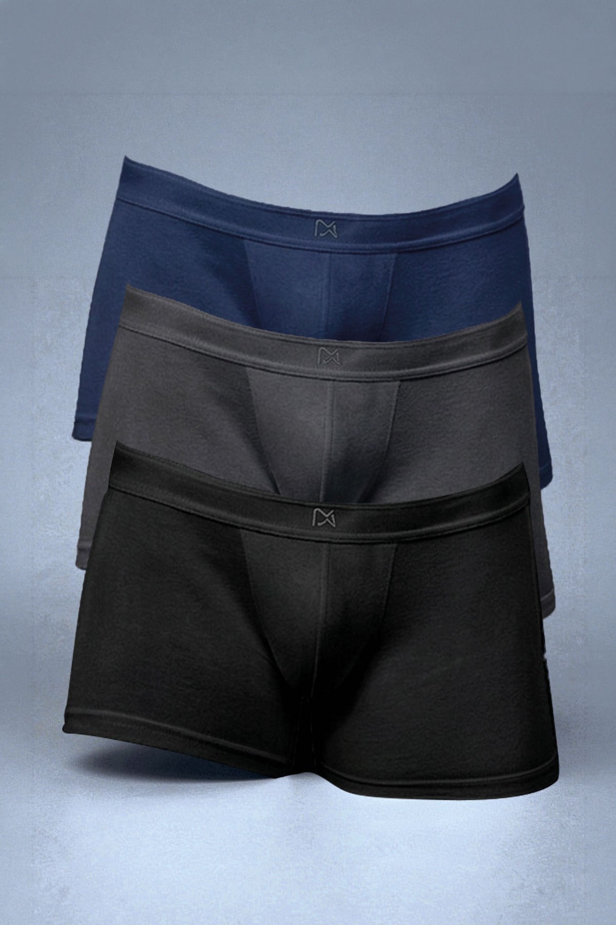 Doreanse Erkek Pamuklu Çok Renkli 3'lü Boxer 1742
