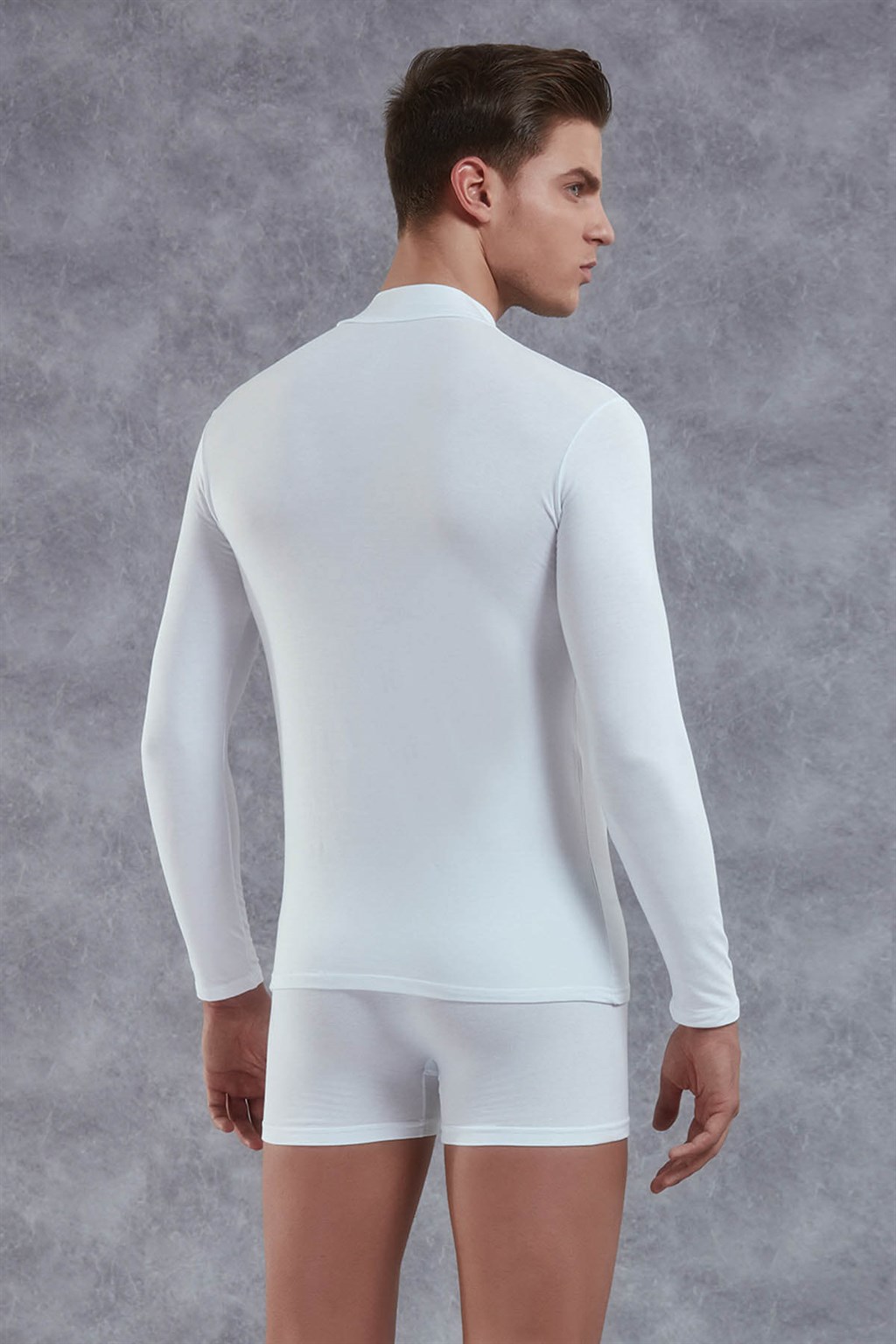 Doreanse Erkek Modal Boğazlı Yaka Uzun Kol T Shirt 2930 | Galiyet
