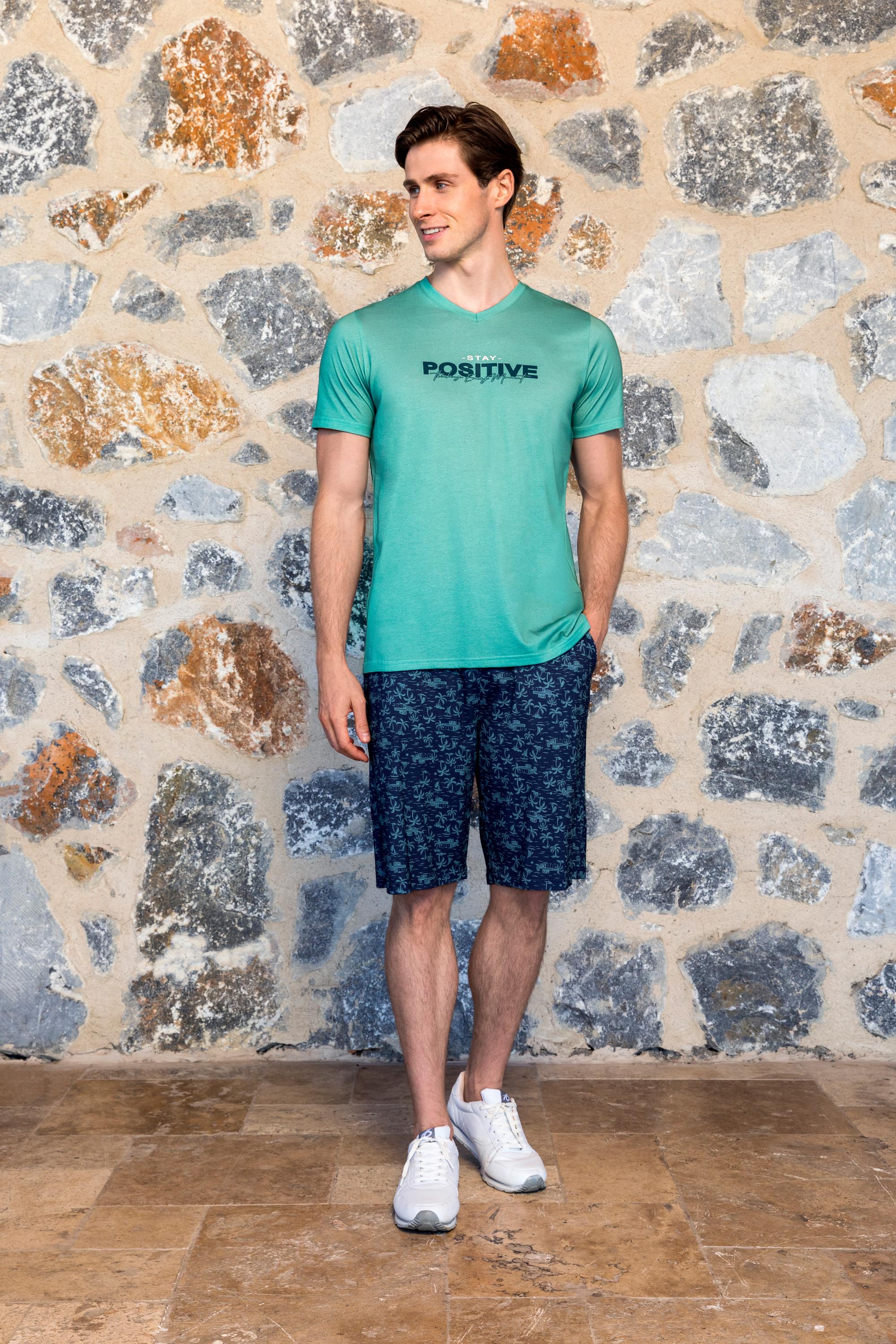 DOREANSE Erkek T-Shirt Pijama Takımı 24Y4509