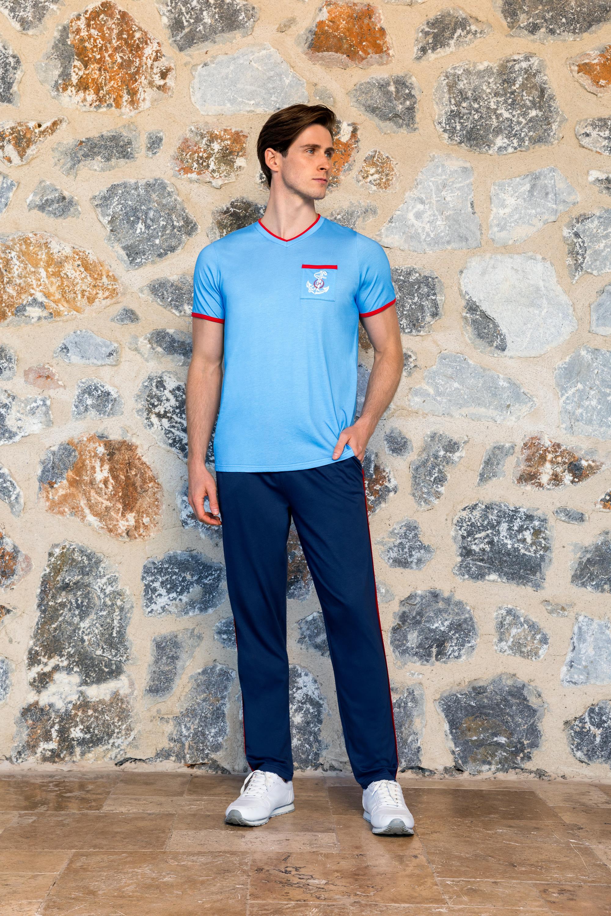 DOREANSE Erkek T-Shirt Pijama Takımı 24Y4503