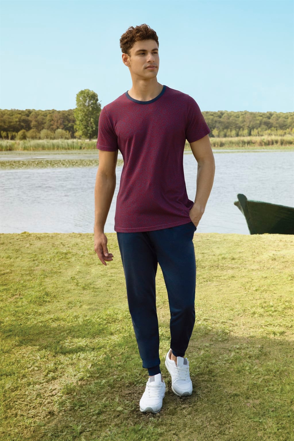 DOREANSE Erkek T-Shirt Pijama Takımı 4863