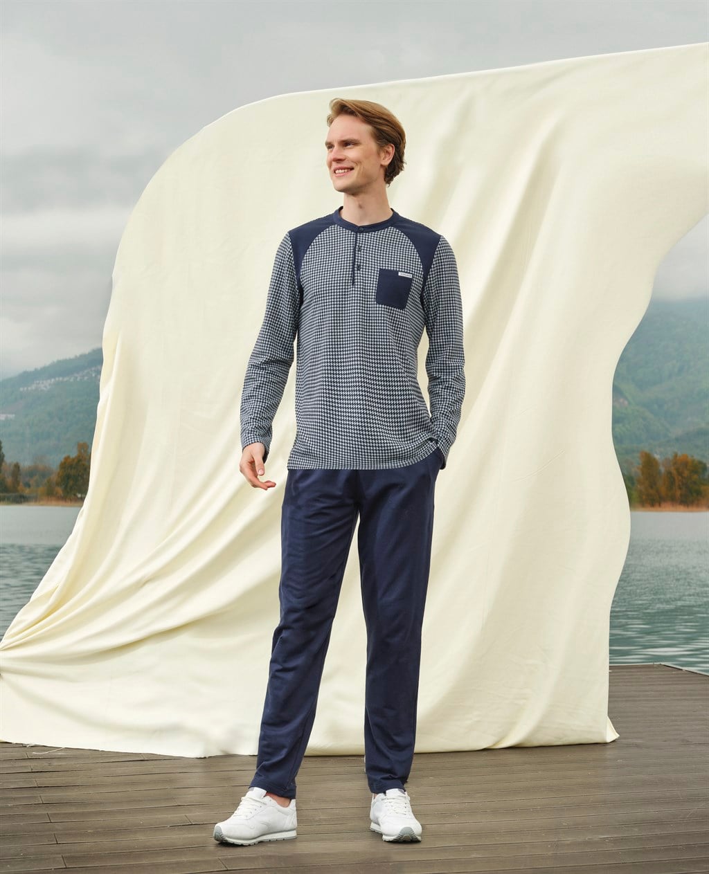 DOREANSE Erkek T-Shirt Pijama Takımı 4643