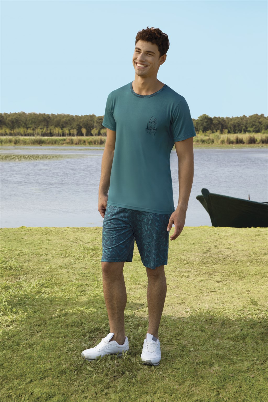 DOREANSE Erkek T-Shirt Pijama Takımı 4833