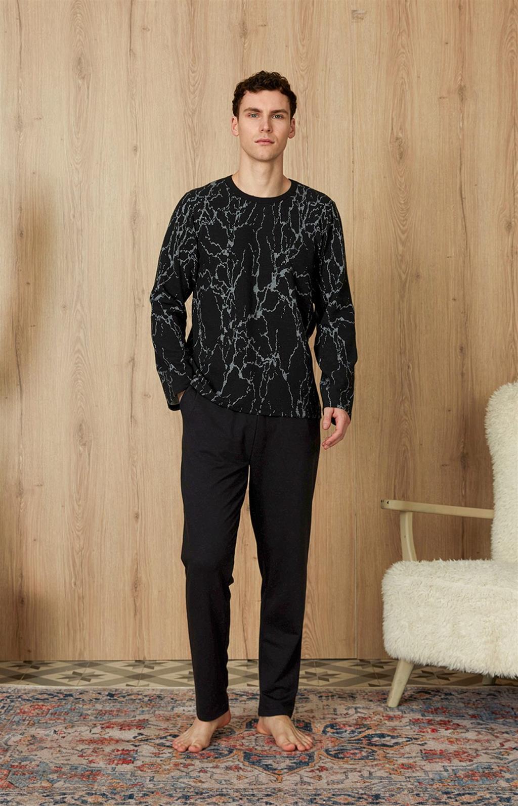 DOREANSE Erkek T-Shirt Pijama Takımı 4834