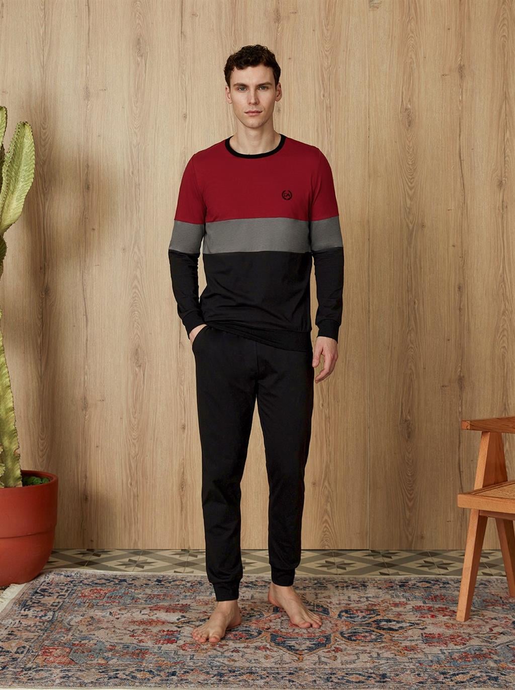 DOREANSE Erkek T-Shirt Pijama Takımı 4734