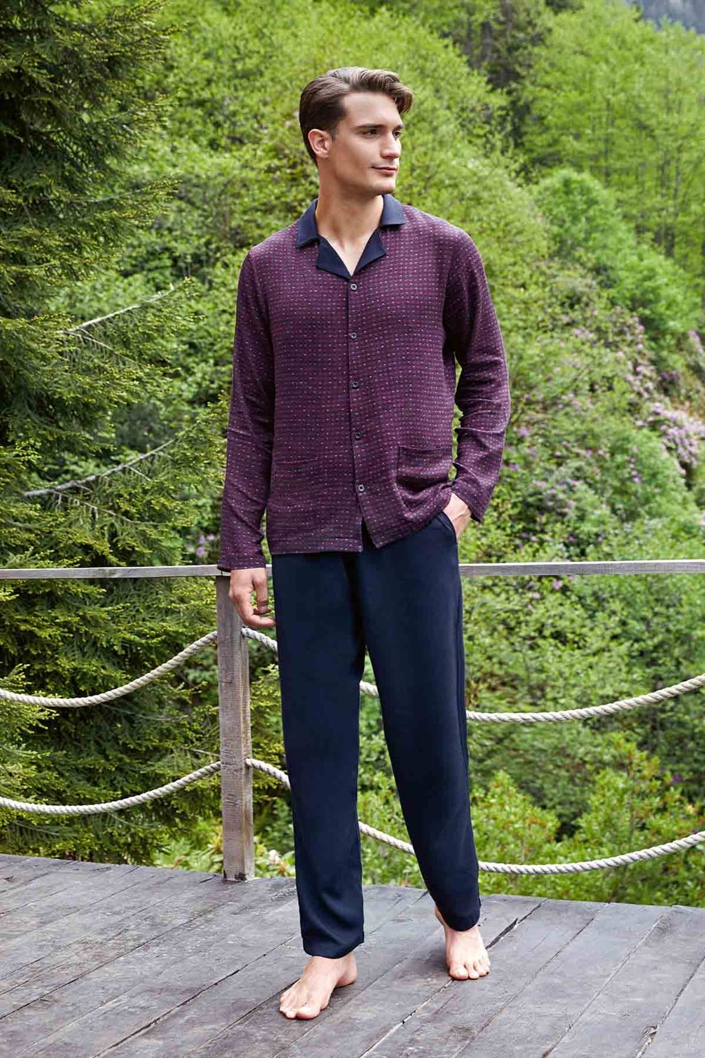 DOREANSE Erkek T-Shirt Pijama Takımı 4862