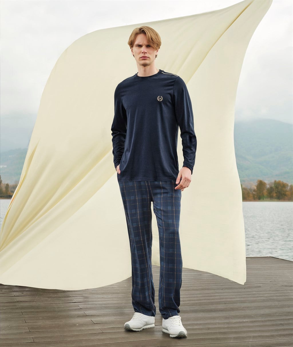 DOREANSE Erkek T-Shirt Pijama Takımı 4553