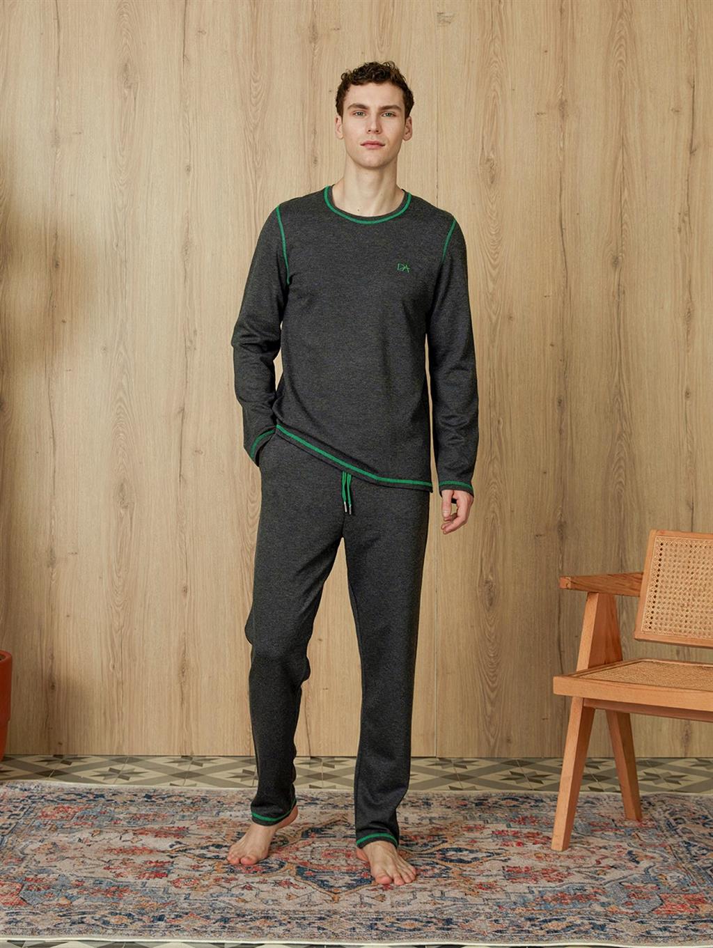 DOREANSE Erkek T-Shirt Pijama Takımı 4674