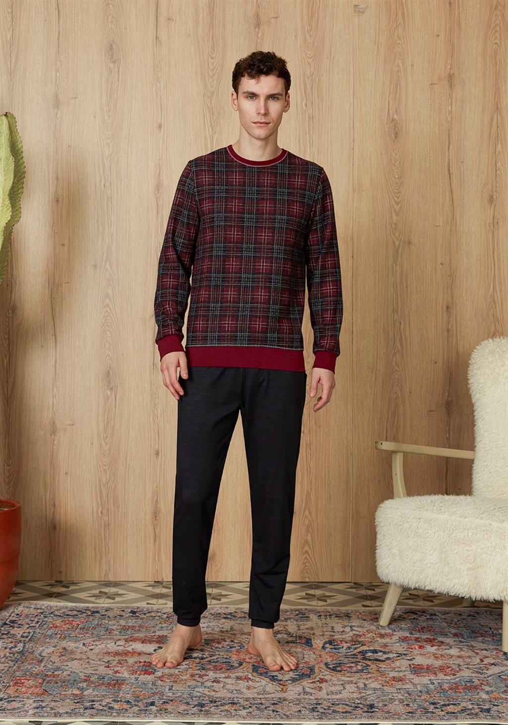 DOREANSE Erkek T-Shirt Pijama Takımı 4854