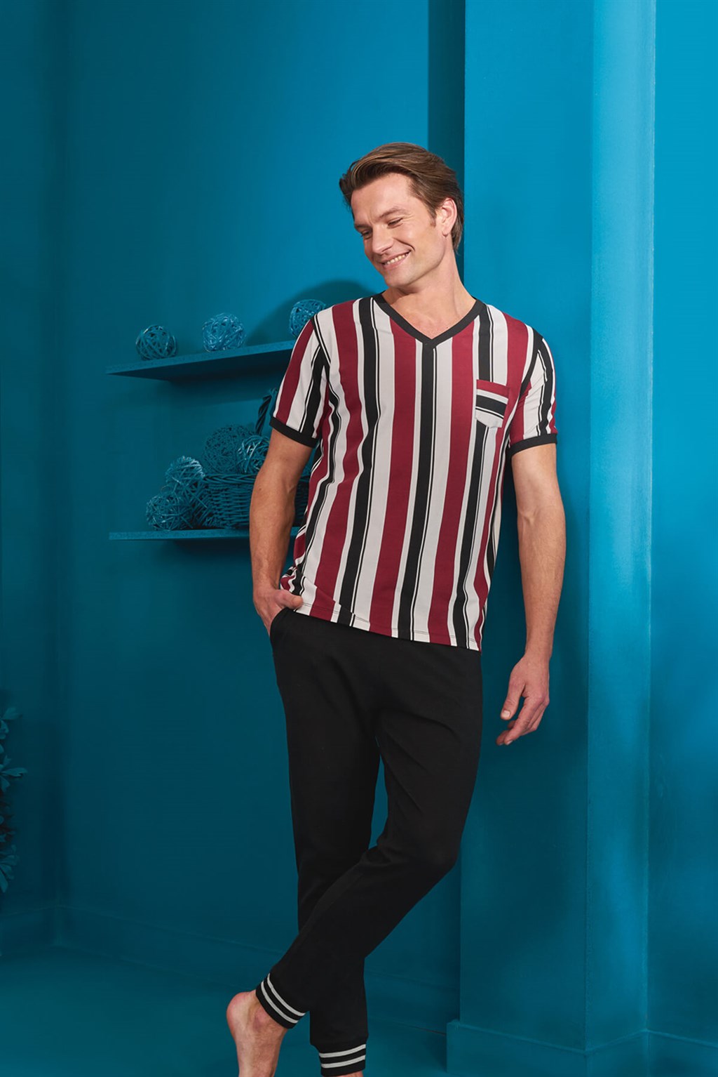 DOREANSE Erkek T-Shirt Pijama Takımı 4900