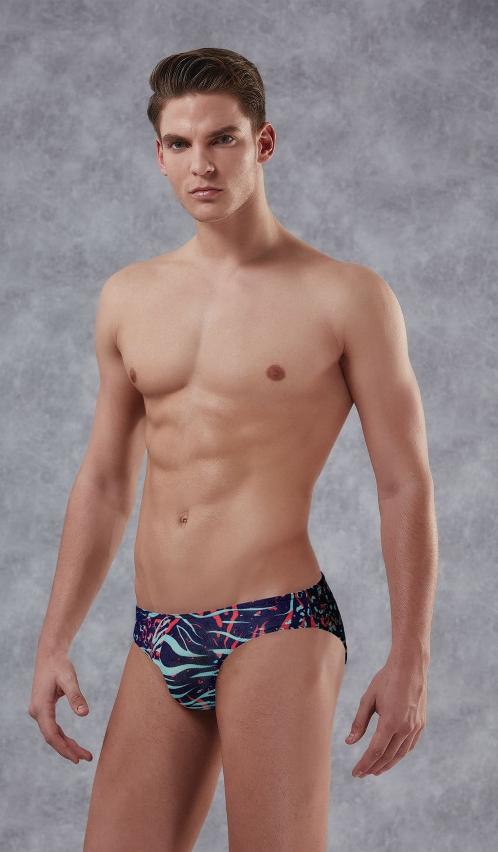 DOREANSE Erkek Zebra baskılı Külot Slip 1409