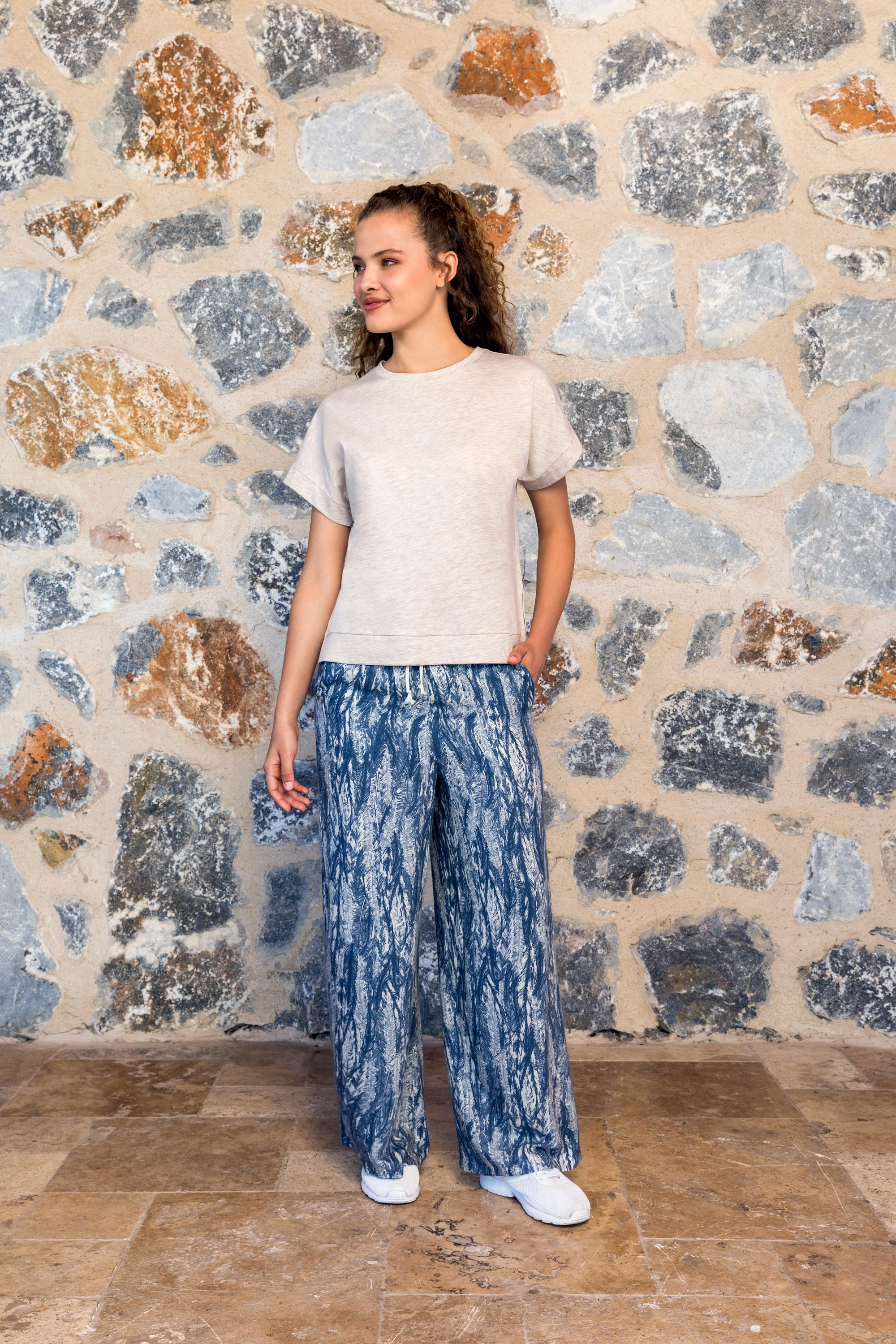 DOREANSE KADIN T-Shirt Pijama Takımı 24Y4006