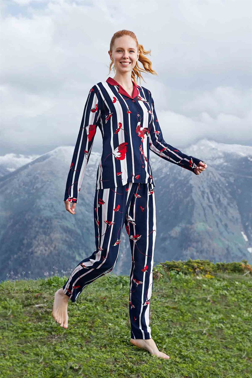 DOREANSE KADIN T-Shirt Pijama Takımı 4092