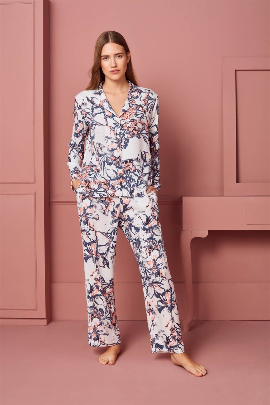 DOREANSE Kadın T-Shirt Pijama Takımı 4290