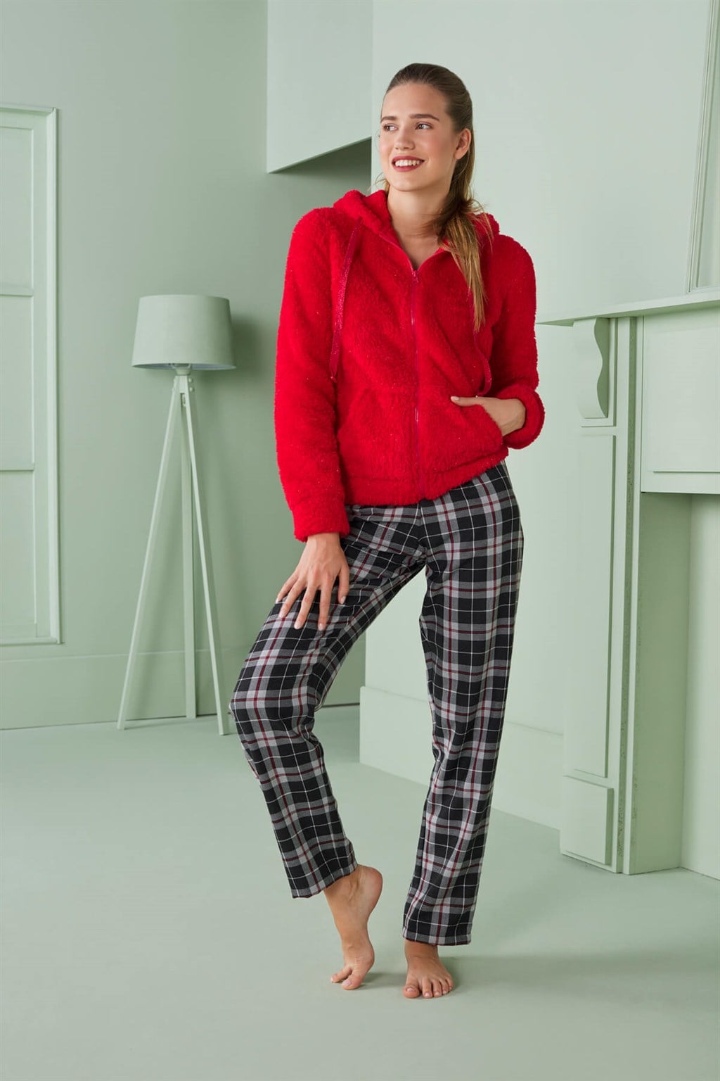 DOREANSE Kadın T-Shirt Pijama Takımı 4350