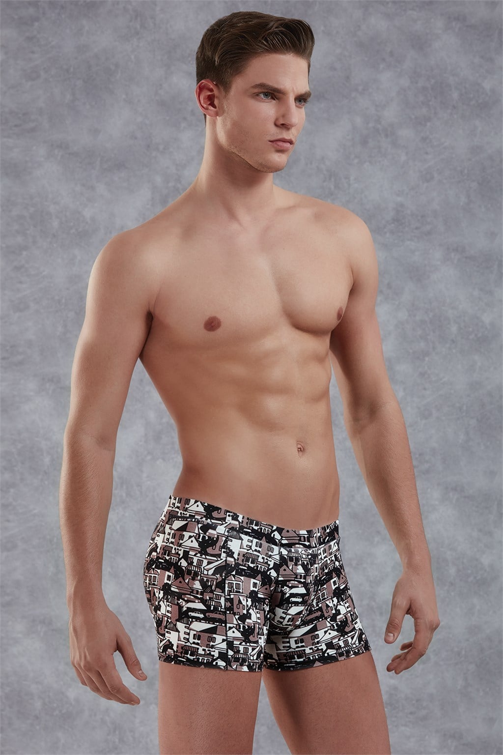 Doreanse Erkek Modal Çok Renkli Baskılı Torbalı  Normal Paça Boxer 1891