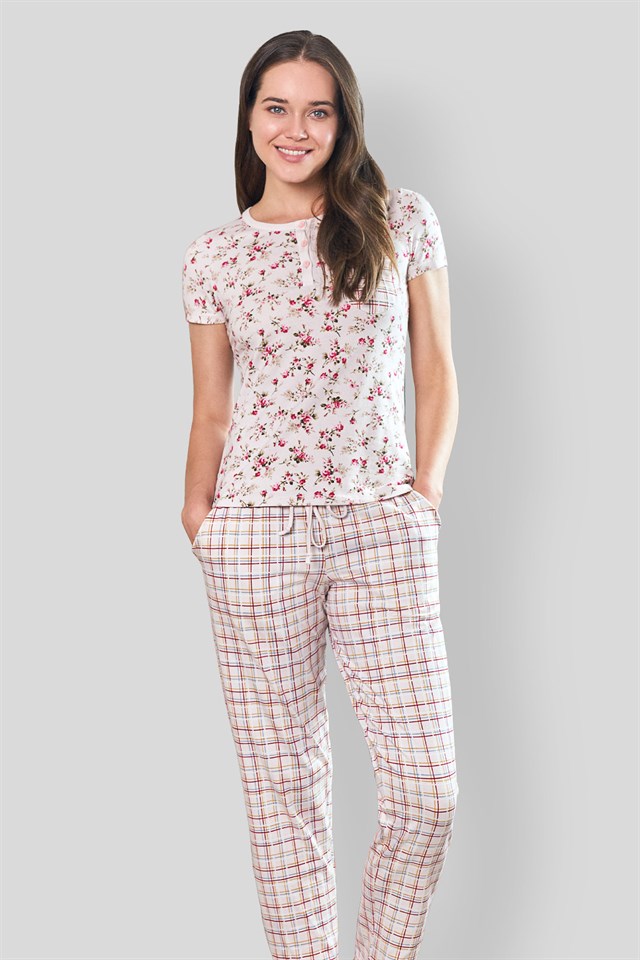 DOREANSE KADIN T-Shirt Pijama Takımı 4030