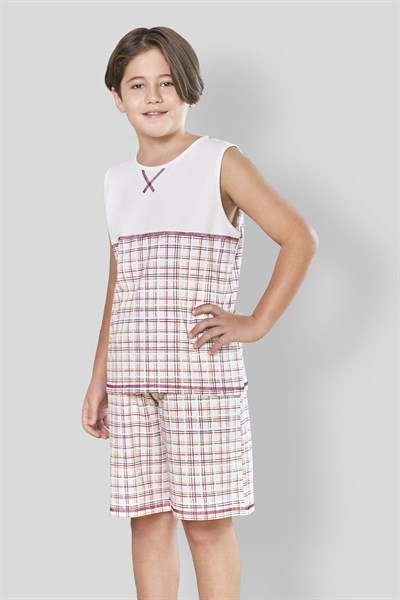 DOREANSE Erkek Çocuk T-Shirt Pijama Takımı 4594
