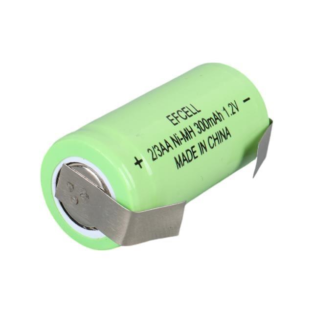 Efcell 1.2 Volt Ni-Mh 2-3 AA 300 Mah Şarj Edilebilir Puntalı Lityum Pil