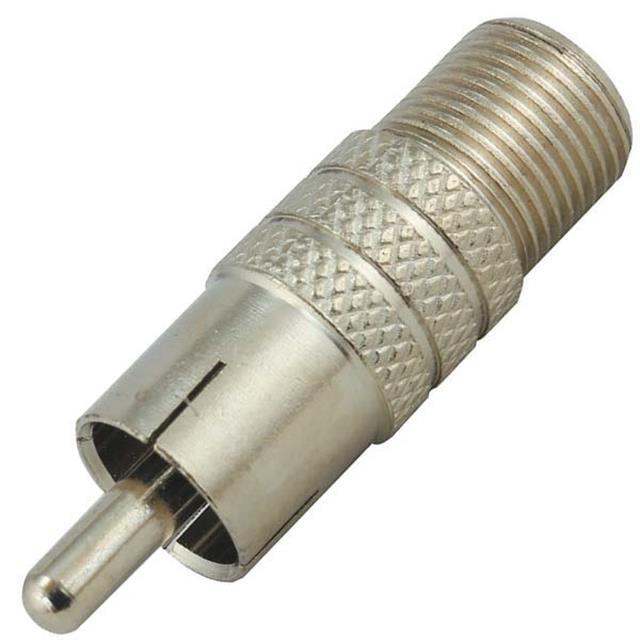 F Konnektör Dişi/Rca Erkek Konnektör