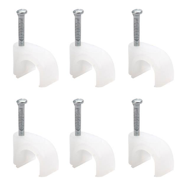 Kroşe 1 Numara Çelik Çivili 4 Mm (Kordon Kabloları İçin) 100\'Lü Poşet Powermaster